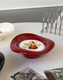Handmade Ceramic Dessert Bowl Solid Color Yogurt Bowl Household High-value Tableware Fruit Salad Breakfast Oat Yogurt Bowl