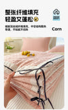Ins Girl Bow Summer Thin Quilt Seersucker Washed Cotton Summer Quilt Single Dormitory Air Conditioner Blanket Machine Washable