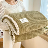 Throw Blanket for Sofa Winter Blanket King Size Home Warm Plaid Comforter Bedspread Bedding Sheet