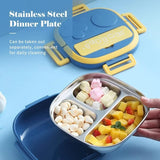 Outing Tableware 304 Portable Stainless Steel Lunch Box Baby Child Student Outdoor Camping Picnic Food Container Bento Box