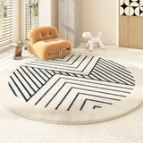 Modern Minimalist Rugs for Bedroom Large Area Living Room Decoration Round Carpet Thickened Non-slip Mat Home Plush Lounge Rug