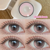 1 Pair Myopia Color Contact Lenses for Eyes with Prescription Makeup Eye Color Lenses Beauty Pupils Fashion Blue Lenses