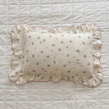 INS Ruffle Edge Gauze 100% Cotton Princess Pillow Case 30X50 48X74cm Breathable Pillowcase Decorative for Home Bedding Bedroom