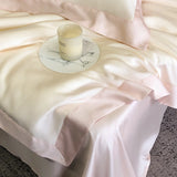4Pcs Natural Bamboo Fiber Super Soft Silky Cool Feeling Skin-friendly Bedding Set Duvet Cover Bed Sheet/Fitted Sheet Pillowcases