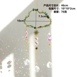 Natural  Crystal Sun Catchers Home Decor Cloud Crystal Wind Chimes Room Outdoor Garden Hanging Decorations Home Decor Items Gift
