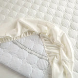Thickened Bed Skirt Solid Color Bed Cover Quilted Mattress Protector покрывало Skin-friendly Bedspread (No Pillowcase)