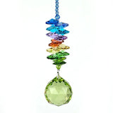 Hanging Crystal Lighting Ball Pendant DIY Tree Of Life  Sun Catcher  Prism for Outdoor Home
