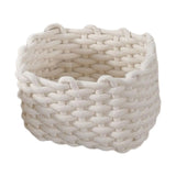 Woven Basket Makeup Basket Organization Bin Multipurpose Handwoven Decorative Sundries Baskets for Makeup Bathroom Closet