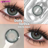 1 Pair Yearly Beauty Fashion Lenses Colored Contact Lenses for Eyes Blue Eyes Lenses Natural  Gray Lens Brown Lens