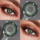 Contact Lenses 1Pair of Black Colored Contacts for Small Pupil Eyes Makeup Lens Fashion Cosmetics Lenses Half Yearly