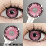 1 Pair Purple Lenses for Eyes Color Contacts Lens Anime Pink Lenses Blue Pupils for Eyes Y2K Lenses for Natural Eyes