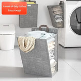 Laundry Basket Collapsible Wall Hanging Storage Basket Multifunctional Clothes Organizer Home Bedroom Dormitory Laundry Basket