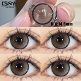 1 Pair New Color Contact Lenses Black Contacts Lens Beauty Pupil Makeup Yearly Fast Shipping