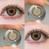 1 Pair Color Contact Lenses For Eyes Natural Gray Blue Beautiful Pupil Soft Natural Accessories Yearly Cosmetic Pupils