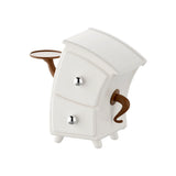 Whimsical Cartoon - Style Storage Box with 2 Drawers & Side Tray Organizer for Bedroom Desk Small Items Like Jewelry Cosmetics