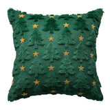 Christmas Pillow Covers 18 x 18 inch Set of 2 Dark Green Christmas Tree Pillow Covers Decorations Home Bedroom Sofa Decors