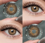2Pcs Best Selling Contacts Colored Lenses Color Blue Green Grey Series Soft Lens Natural EyeBeauty Pupil Cosmetic Lens