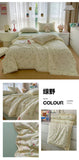 Printed Floral Summer Quilt Four Piece Set Soft Bedroom Decor Bedding Set Summer Quilt Bed Sheet With Pillowcases Home Textiles