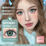 2 pcs New Colored Contact Lenses Natural Gray Eyes Contacts Blue Beauty Pupils Brown Makeup Contact Green Eye Lens