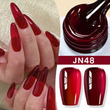 10ml Purple Red Series Gel Nail Polish Winter Dark Purple Nail Art Varnish Semi Permanent Soak Off UV LED Gel