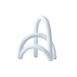 Geometric Arch Shaped Resin Ornaments Desktop Black and White Handicraft Modern Home Decoration