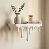 3D-Printed Wall Shelf, Dripping/melting Appearance, Simple, Perfect for Small Decorations and Collectibles