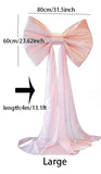 Ikeehome  1pc Giant Pink Bow Party Decoration, Elegant Festival Event Decoration Polyester Pendant Suitable for Weddings and Celebrations