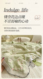 Princess Summer Quilt Washed Cotton Air Conditioner Student Dormi Thin Quilt With Lace Skin-friendly Soft Blanket Home Textiles