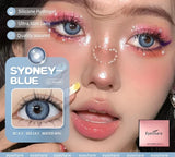 1pair Blue Colored Lenses for Fashion Eyes Green Lenses Color Contact Lenses for Eyes Lenses Annual Lens Brown Eyes