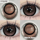 1 Pair Super Contact Lenses for Eyes Fashion Color Pupils Makeup Eye Lenses Green Contact Lenses Pink Brown Blue Lenses