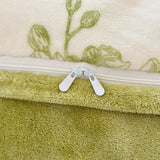 New high-weight, fresh and light milk fleece printed quilt cover Thickened warm Duvet cover