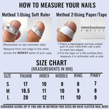 Handmade Press On Nails Transparent Sequins Fake Toenails Glitter Charming False Nails Full Aurora Diamond Decor Square Nail Tip