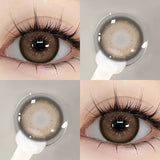 1 Pair Natural Color Contact Lenses Korean Brown Lenses Beauty Fashion Gray Lense Blue Lenses with High Quality Lens