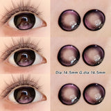 2PCS/Pair Korean Style Natural Grey Cute Lens for School Campus Festival Fast Shipping Best Selling