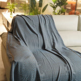 Airline First Class Cabin Blanket Cover Jacquard Airplane Office Nap Bed Throw Blanket Outdoor Portable Plaid Coraline Blankets