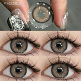 Natural Color Lens Eyes 2pcs Color Contact Lenses For Eye Blue Beauty Contact Lenses Eye Yearly Cosmetic Color Lens