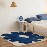 Klein Blue Large Area Living Room Carpet Comfortable Soft Bedroom Rug Fluffy Modern Home Decoration Aesthetics Coffee Table Rugs