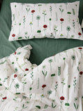 Country Sle Pure Cotton Bedding Set 4pcs Floral Print Duvet Cover Pillowcases eet Quilt Cover All Seasons Comforter Set