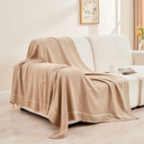 Airline First Class Cabin Blanket Cover Jacquard Airplane Office Nap Bed Throw Blanket Outdoor Portable Plaid Coraline Blankets