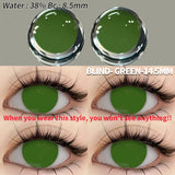 2pcs Cosplay Colored Contact Lenses Anime Contact Lenses Blue Eye Lenses Yearly Crazy Halloween Makeup Colorful Lens
