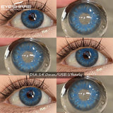 1pair Eyes Contacts Lense Color Contact Lenses Natural Gray Contact Brown Lens Fashion Beauty Makeup Blue EyeLenses