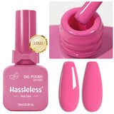 Single-use gel nail polish, 15ml each, requires LED lighting, solid color, a must-have for manicures | Vibrant nail colors | Nai