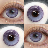 New Color Contact Lenses for Eyes Half Yearly 2Pcs Beauty Green Pupils Natural Prescription Coloured Lens with Degree