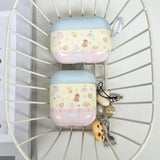 cartoon cute cookie bear love heart pendant shockproof silicone protective case for apple airpods 1 2 3 4 pro 2 earphone cover