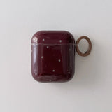 ins simple style coffee colored wine red khaki soft earphone shockproof bumper funda case for airpods 1 2 3 pro 2 silicone cover