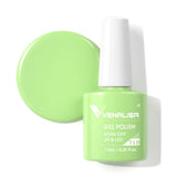 Nail Gel Polish 7.5ml HEMA/TPO FREE Red Sparkle Sequin Gel Nails Beautiful Semi Permanent Soak Off UV LED Gel Polish