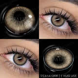 1 Pair NEW Colored Pupils Makeup Green Contact Lenses Beauty Women Colored Pupils Cosmetic Brown Natural Pupils