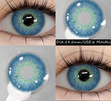 2 pcs New Colored Contact Lenses Natural Gray Eyes Contacts Blue Beauty Pupils Brown Makeup Contact Green Eye Lens