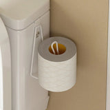 Bathroom Tissue Holder, Sturdy Toilet Paper Holder, Punch-free Tissue Holder for Bathroom-kitchen and Closet, Multi-purpose Hook