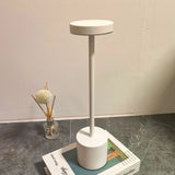 LED Table Lamp Hotel Wireless Rechargeable Desk Lamp Touch Switch Table Lamp Metal Retrolight for Bedroom Living Room Restaurant